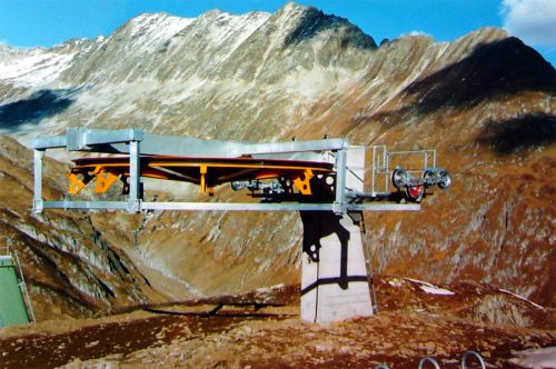 Die neue Bergstation Calmut, Herbst 1988 (Archiv Talstation Val Val)
