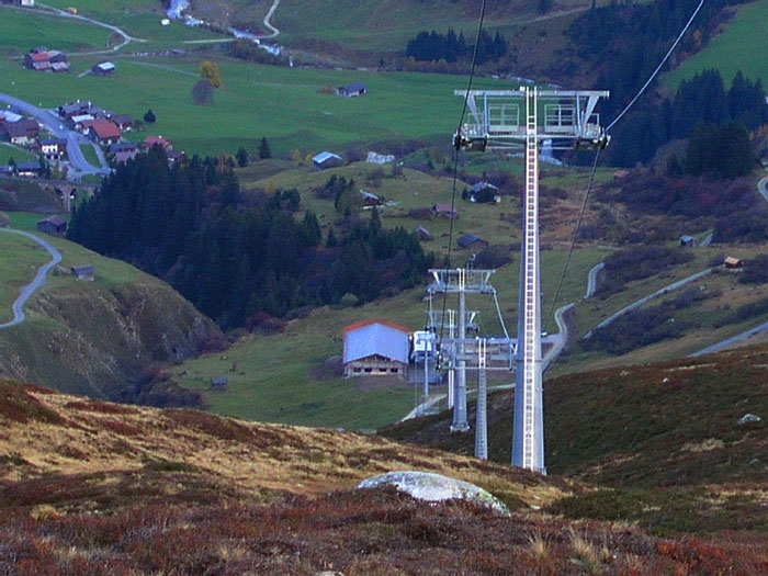 Blick zur Talstation
