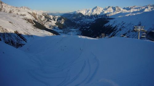 23. Dezember 2006, mit Lawinenschutzwall
