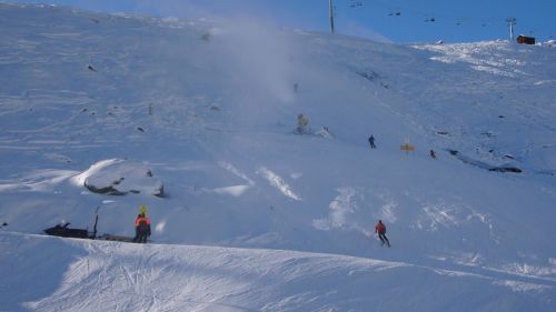 24. Dezember 2006: Zum ersten Mal seit Jahren eine neue Piste in Sedrun!
