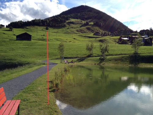 Lag Claus, August 2012 (samt Ex-Lift-Trasse)
