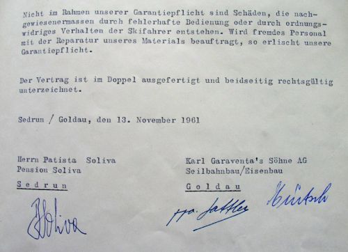 Interessant ist, dass Battesta Soliva hier als "Patista" bezeichnet wird. Übrigens: [url=http://www.jacomet.ch/themen/skilift/album/thumbnails.php?album=113]Mehr geschichtlichen Background dazu gibts hier[/url]
