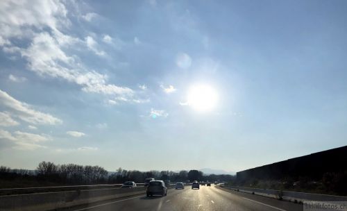 A8 nach Westen, 26. Februar 2018 

