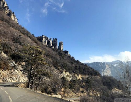 Auf dem Weg zum Col de Rousset, 27. Februar 2018 
