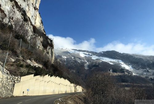 Auf dem Weg zum Col de Rousset, 27. Februar 2018 
