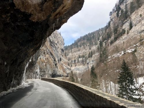 Gorges de la Bourne zwischen St-Julien und Lans
