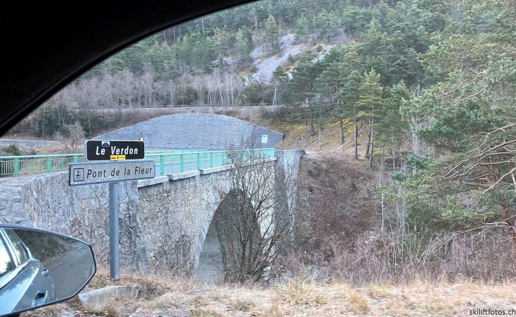 Anfahrt ins Val d'Allos, 31. Januar 2024
