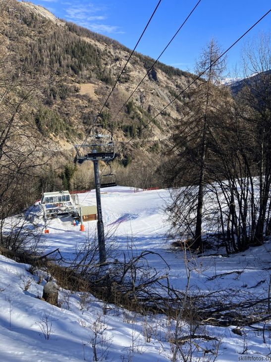 La Foux d'Allos, Les Agneliers, 31. Januar 2024
