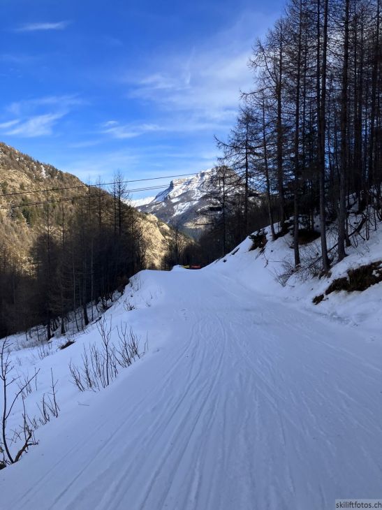 La Foux d'Allos, Les Agneliers, 31. Januar 2024
