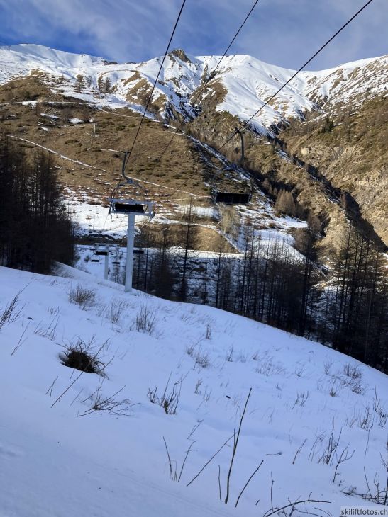 La Foux d'Allos, Les Agneliers, 31. Januar 2024
