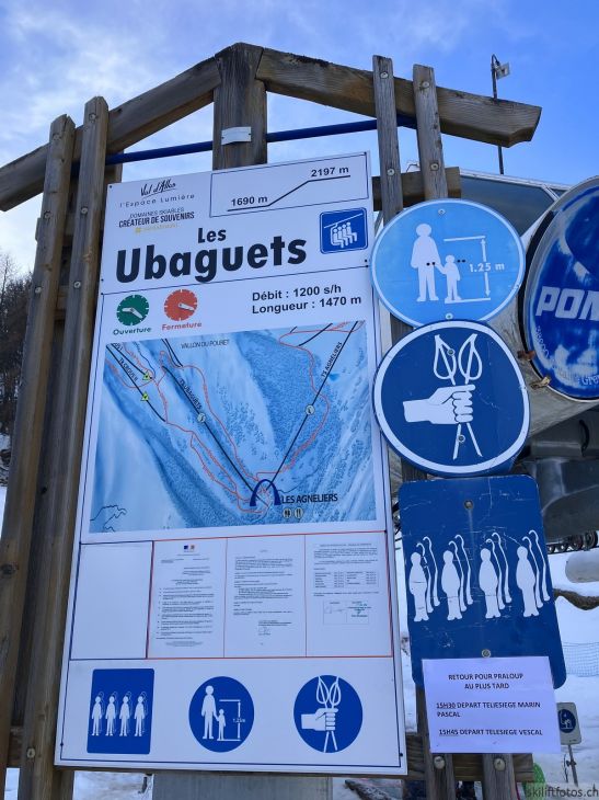 La Foux d'Allos, Les Agneliers, 31. Januar 2024
