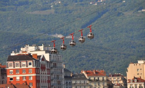 Grenoble, Télépherique de la Bastille, September 2011
