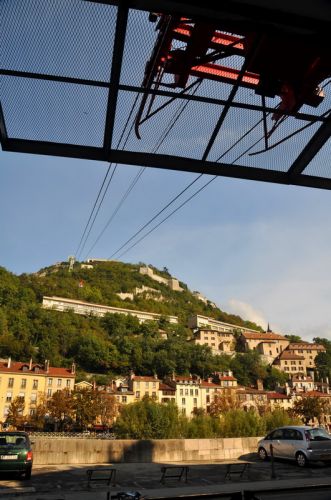 Grenoble, Télépherique de la Bastille, September 2011
