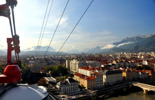 Grenoble, Télépherique de la Bastille, September 2011
