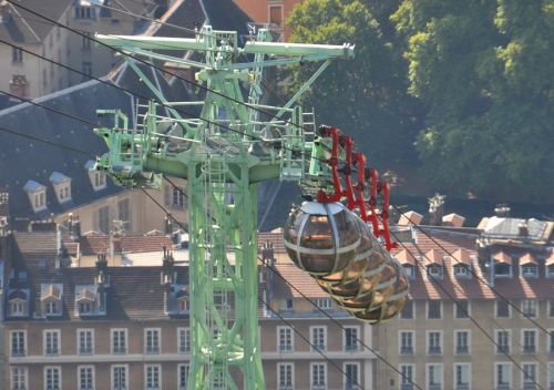 Grenoble, Télépherique de la Bastille, September 2011
