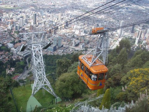 Von-Roll-Seilbahn Monserrate, Bogota, Kolumbien, 29. Dezember 2012 (Foto: hj)
