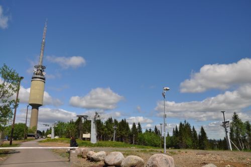 Tryvann, Oslo Vinterpark, Juni 2013
