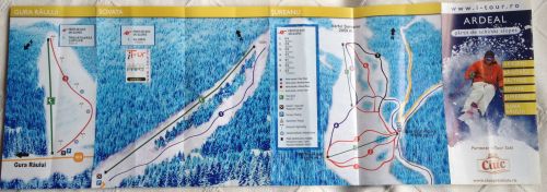 Prospekt rumänischer Skigebiete: Ardeal, Gura Raului, Sovata, Sureanu, Arieseni, Baisoara, Paltinis (2012)

