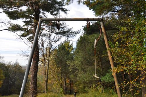 Letzte Stütze mit Müller-Holzbügel
