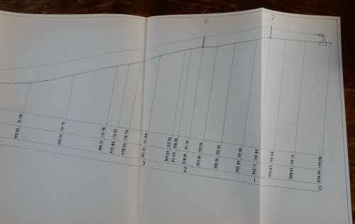 Längenprofil des Skiliftes Lauchernalp1 (Tebru 1964)
