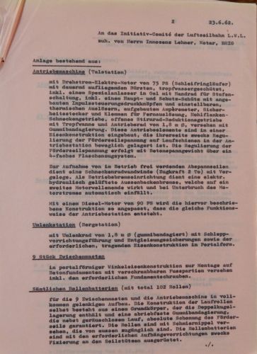 Skima-Offerte für den Skilift Lauchernalp vom 23.6.1962
