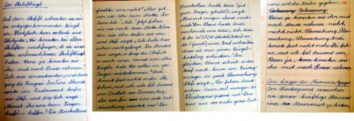 Primarschulaufsatz "Der Skiliftbügel" von 1983 meines Freundes Patrick Tanner - schon damals waren wir ziemliche Freaks...
