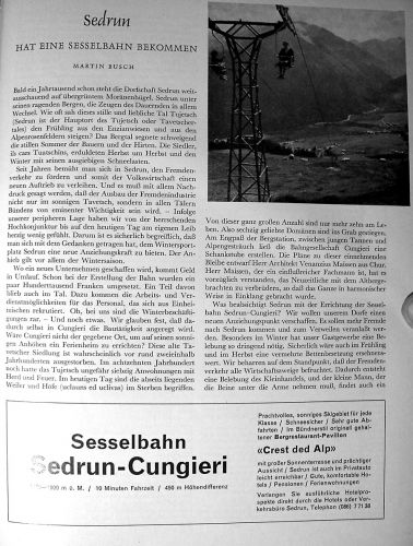 Zur Einweihung aus der Terra-Grischuna-Nummer 6/1956 (Dezember), Seiten 13/14
