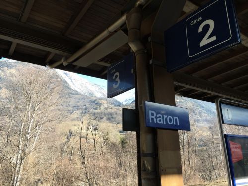 Anreise: Raron, März 2016
