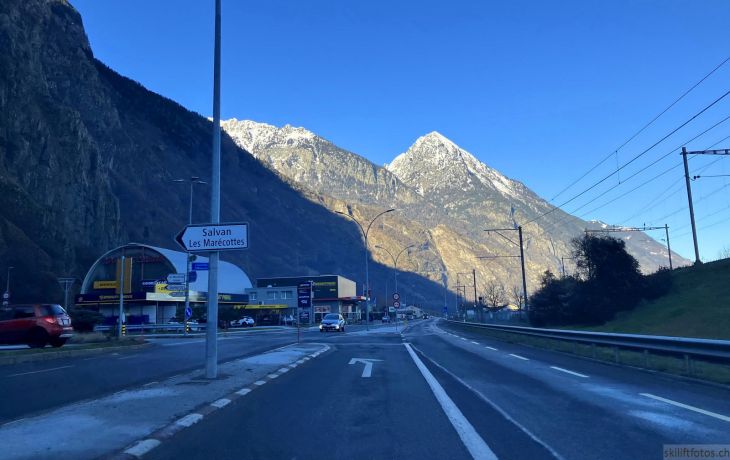 Les Marécottes, 18. Dezember 2023
