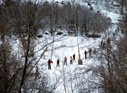 Übungshang Erli, Dezember 1977
