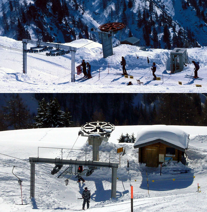 Vergleich Rosswald 1984-2009, Stafel
