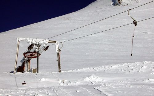 Bergstation Skilift Stafel, Februar 2009

