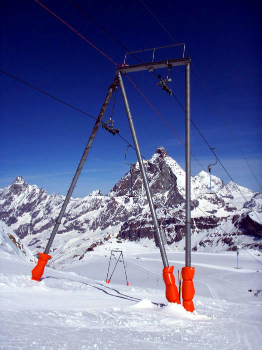 Mai 2006 - Skilift Plateau Rosa 1, ausser Betrieb
