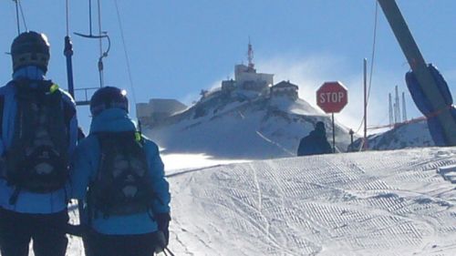 Sturm auf der Testa, Gandegg-Skilift, November 2007

