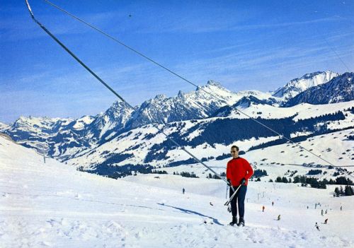 Postkarte Col des Mosses, ca. 1970er-Jahre (Archiv [url=http://skilift-nostalgie.ch]Jakob Schuler[/url])
