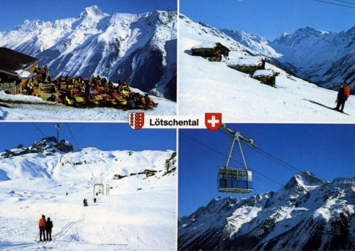 Postkarte Lötschental-Lauchernalp, ca. 1970er-Jahre (Archiv [url=http://skilift-nostalgie.ch]Jakob Schuler[/url])
