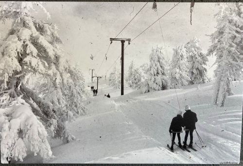 Nostalgie-Foto im Restaurant
