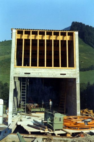 Atzmännig, Neubau Sesselbahn, undatiert, wohl Sommer 1970
