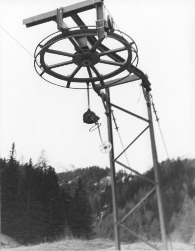 Skilift Pradafänz Churwalden 1973-74, ca. Anfang 1970er-Jahre
